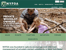 Tablet Screenshot of nyfoa.org